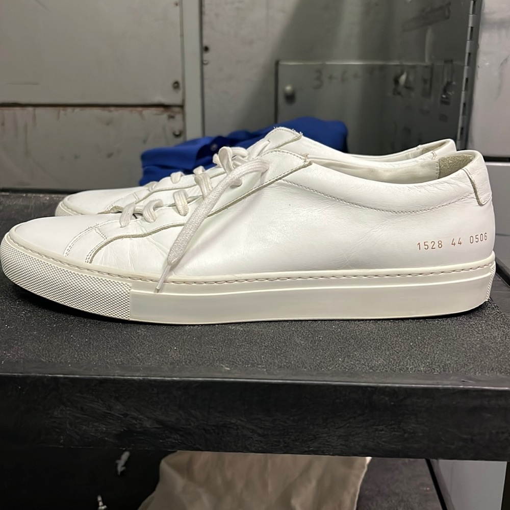 Common Projects, UK Size 44, US Size 11, White Shoes